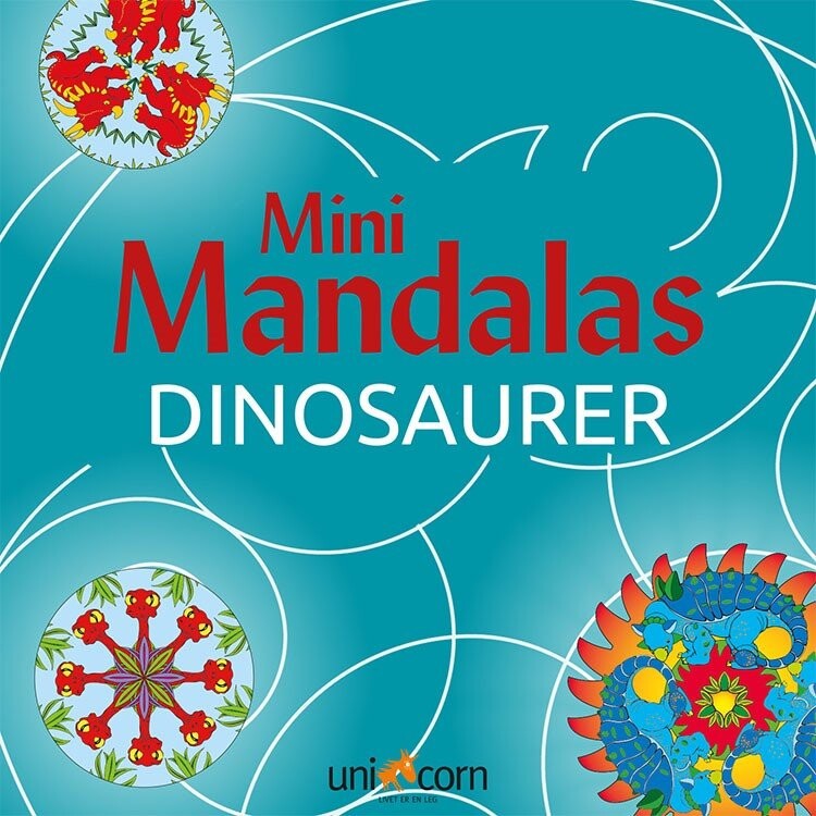 Mini Mandalas   Dinosaurer   Bog