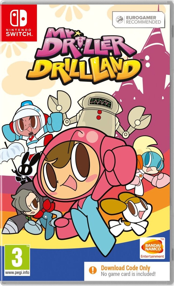 Mr Driller Drillland Kode I Boks Nintendo Switch