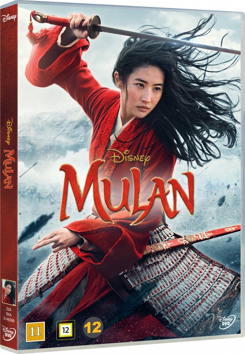 Mulan 2020 Disney Live Action Dvd Film
