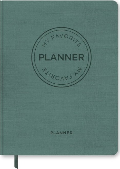 My Favorite Planner   Udateret Kalender Bog   Turkisgrøn