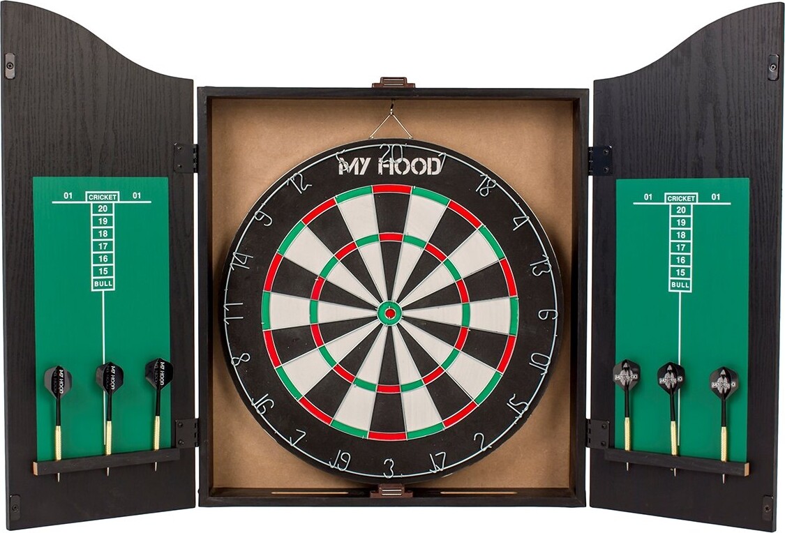 My Hood   Dart Skive Sæt Med Kabinet   Home Dart Center
