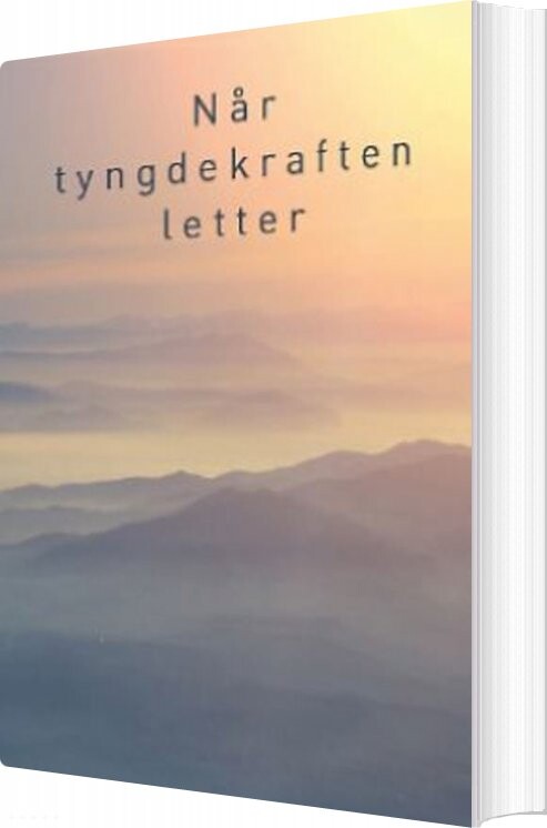 Når Tyngdekraften Letter   Sebastian Nybo   Bog