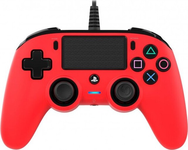 Nacon   Compact Controller Til Ps4   Rød