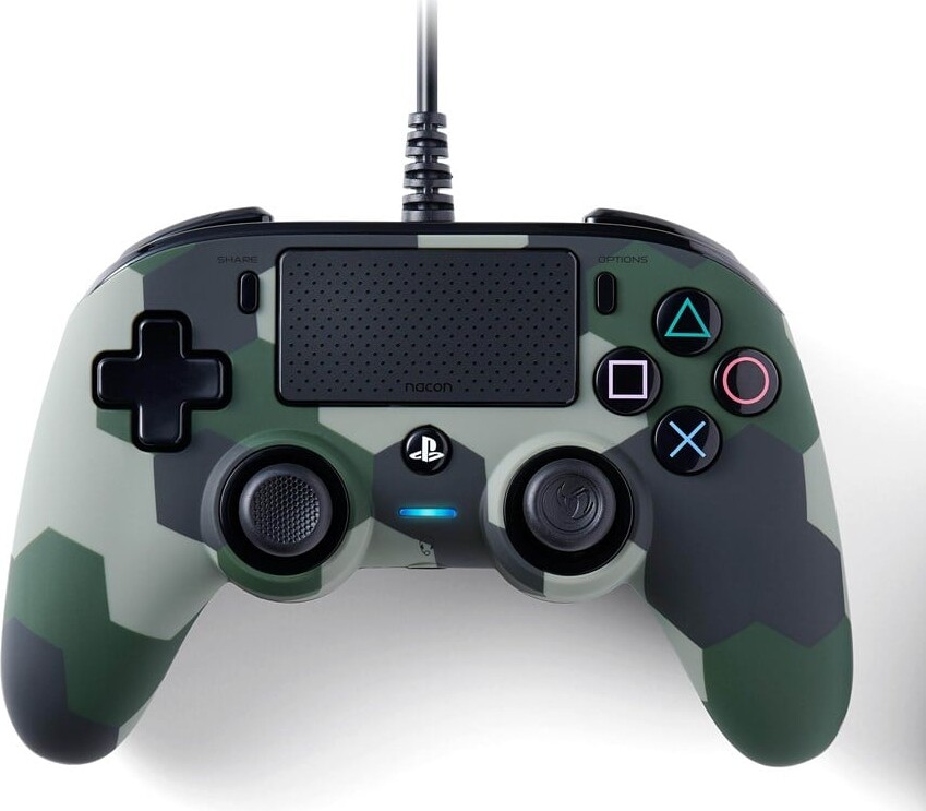 Nacon Ps4 Controller   Kompakt   Grøn Camo