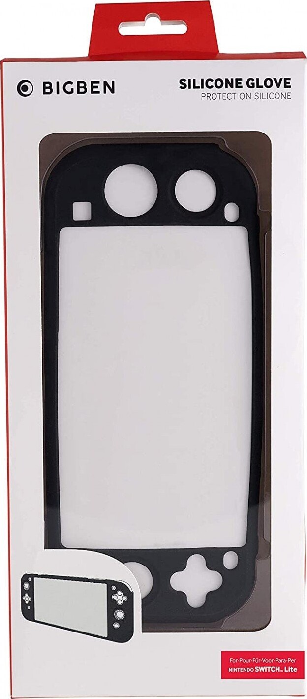 Nintendo Switch Lite Skin   Bigben   Silikone   Sort