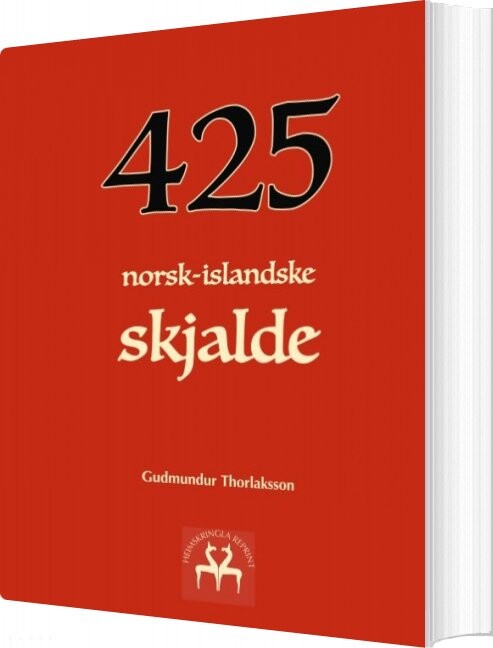 425 Norsk Islandske Skjalde   Gudmundur Thorlaksson   Bog