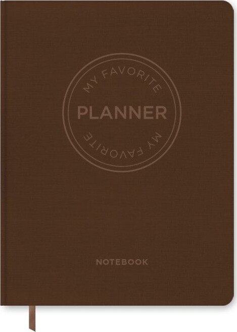 Notesbog   My Favorite Planner   Mørkebrun