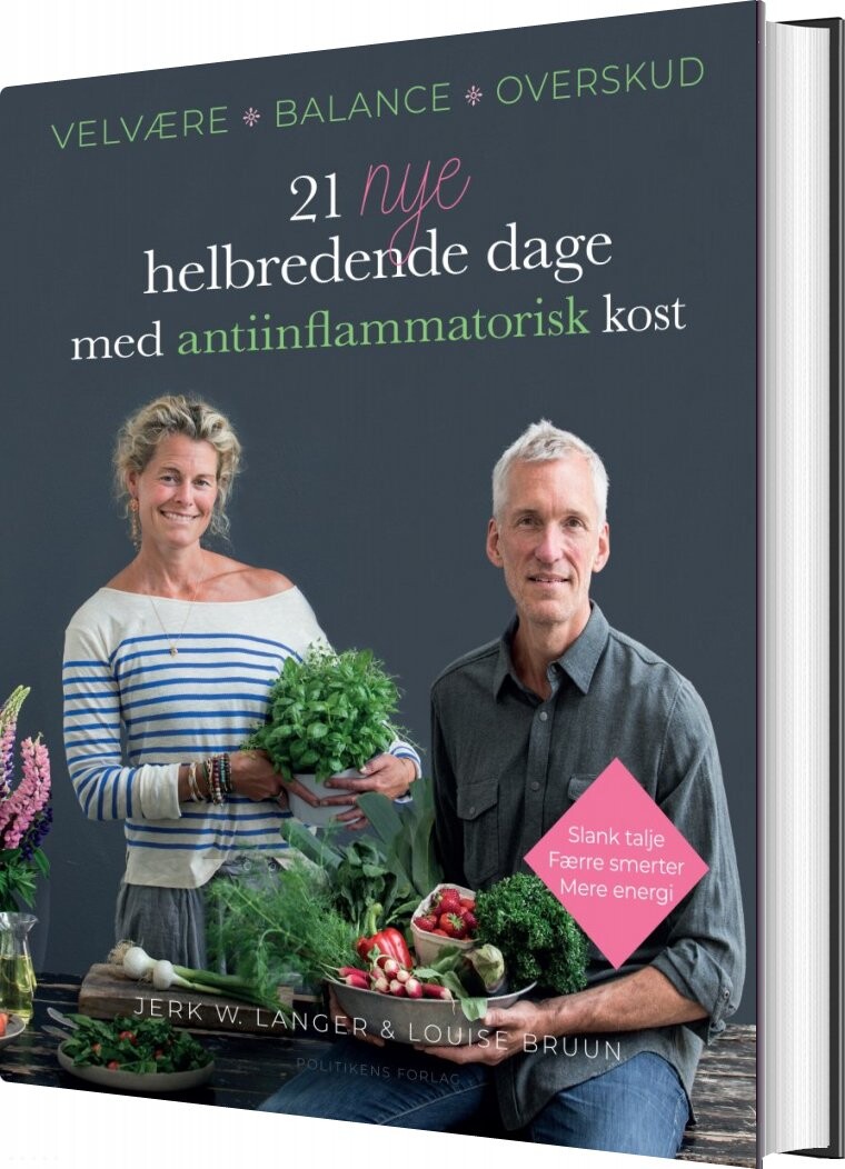 21 Nye Helbredende Dage   Med Antiinflammatorisk Kost   Jerk W  Langer   Bog