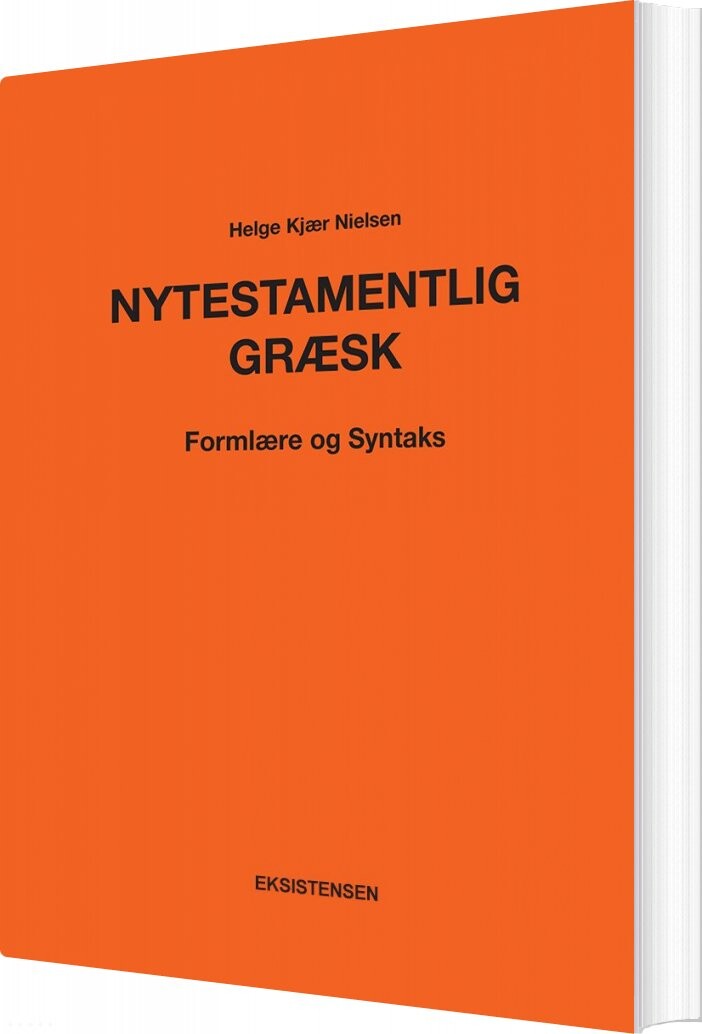 Nytestamentlig Græsk   Helge Kjær Nielsen   Bog