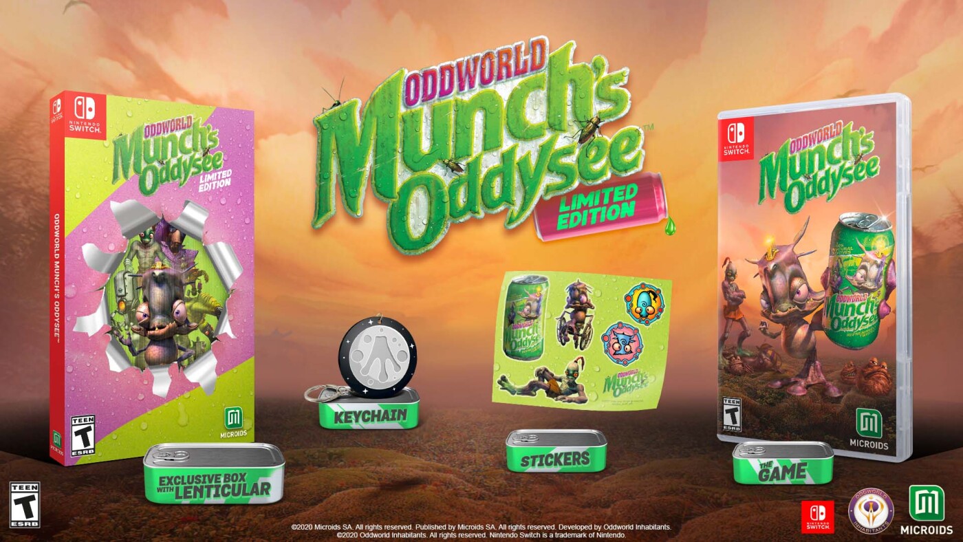 Oddworld Munch Odyssey Limited Edition Nintendo Switch
