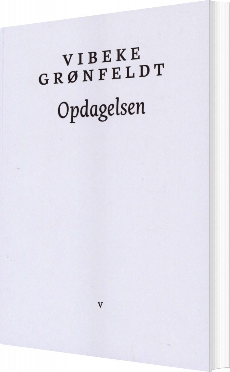 Opdagelsen   Vibeke Grønfeldt   Bog