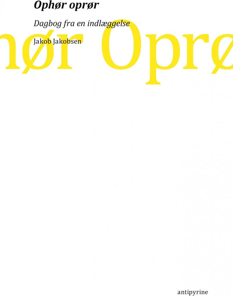 Ophør Oprør Jakob Jakobsen Bog