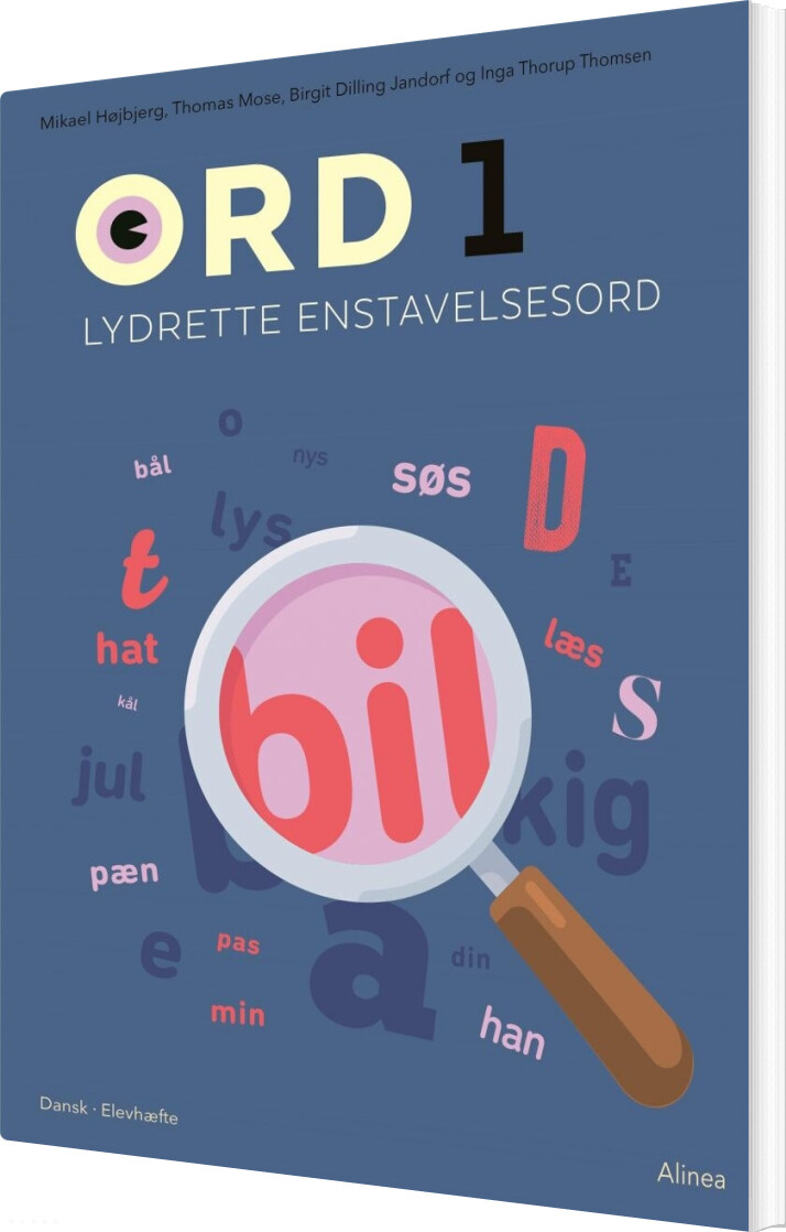 Ord 1  Lydrette Enstavelsesord   Birgit Dilling Jandorf   Bog