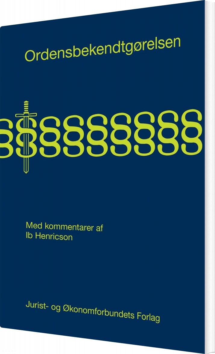 Ordensbekendtgørelsen   Ib Henricson   Bog