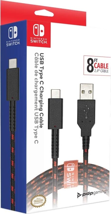 Pdp Nintendo Switch Usb C Kabel Til Opladning