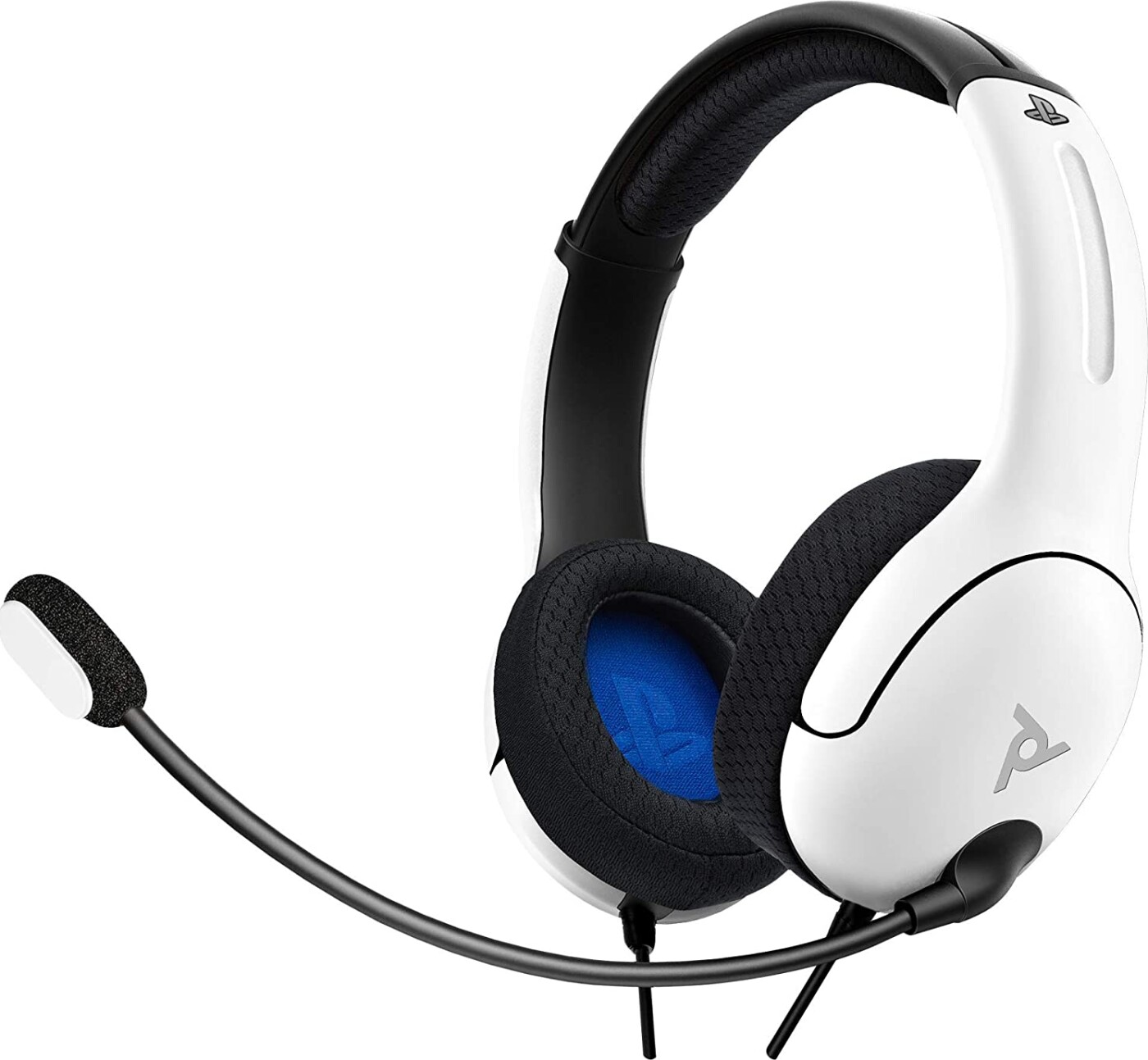Pdp   Ps4 Og Ps5 Headset Med Mikrofon Lvl40   Hvid