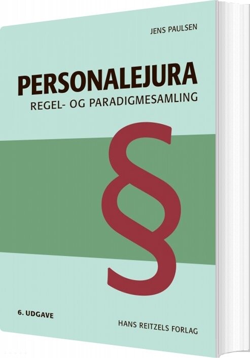 Personalejura   Regel  Og Paradigmesamling   Jens Paulsen   Bog