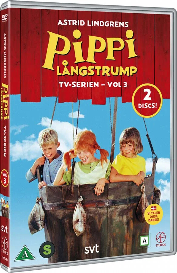 Pippi Langstrømpe Box 3 Dvd Film