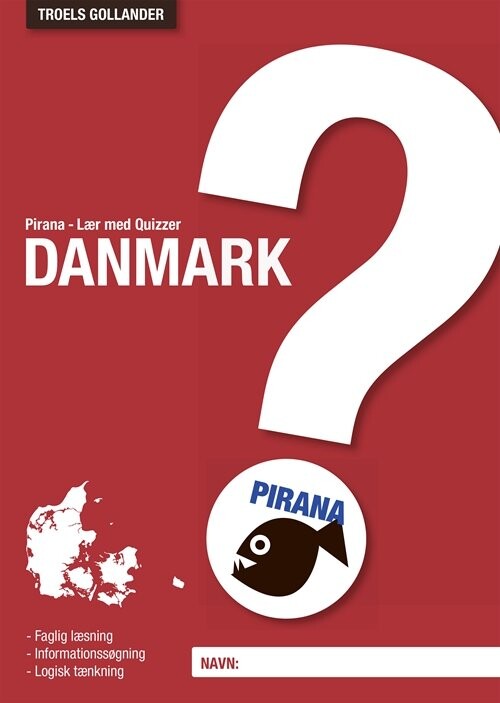 Pirana Lær Med Quizzer Danmark Troels Gollander Bog