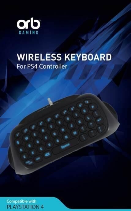 Playstation 4   Controller Keyboard Til Ps4   Sort Blå