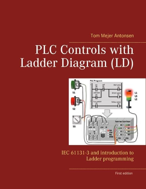 Plc Controls With Ladder Diagram   Ld   Spiralryg   Tom Mejer Antonsen   English Book