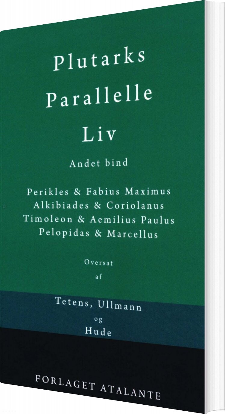 Plutarks Parallelle Liv 2   Plutark   Bog