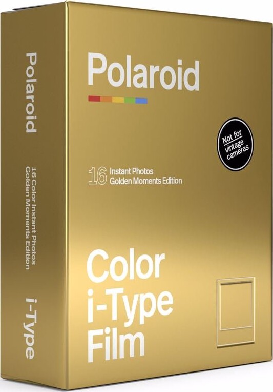 Polaroid   I Type Film   Golden Moments 2 Pak