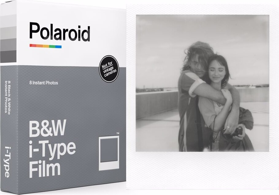 Polaroid I Type Film Sort Og Hvid Film