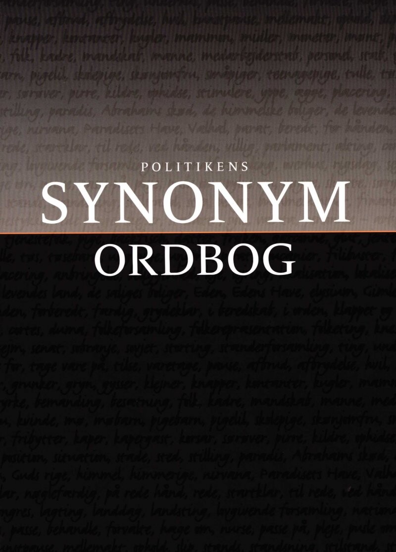 Politikens Synonymordbog   Jørgen Nørby Jensen   Bog