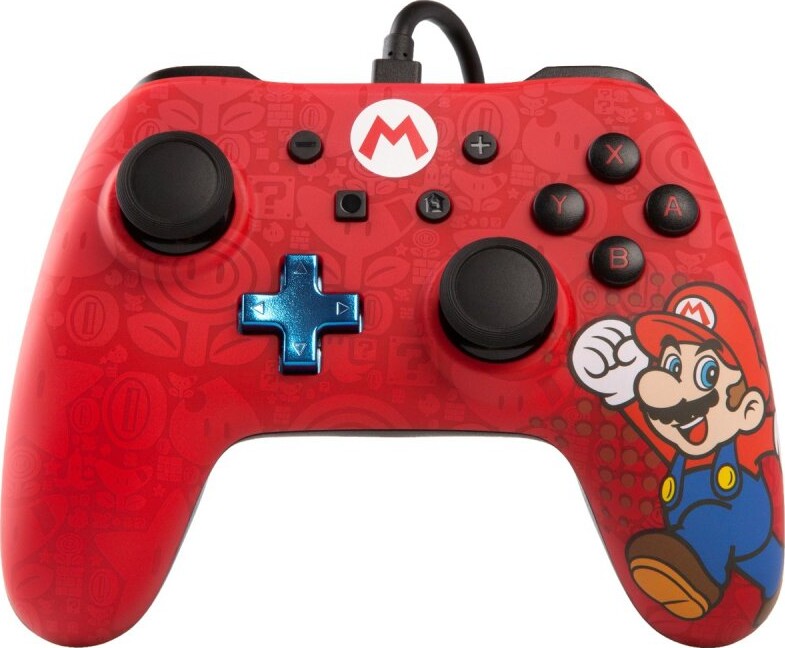 Powera   Gamepad Controller Til Nintendo Switch   Mario