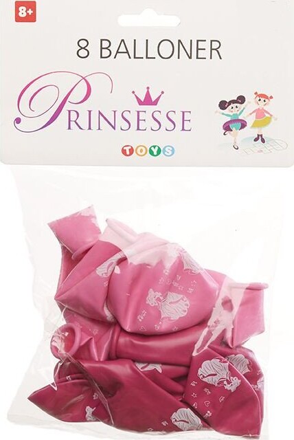 Prinsesse Balloner   8 Stk