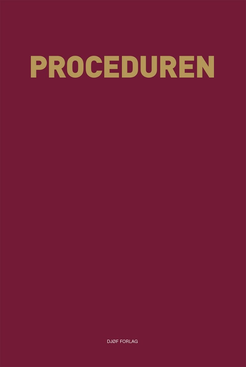 Proceduren   Håkun Djurhuus   Bog