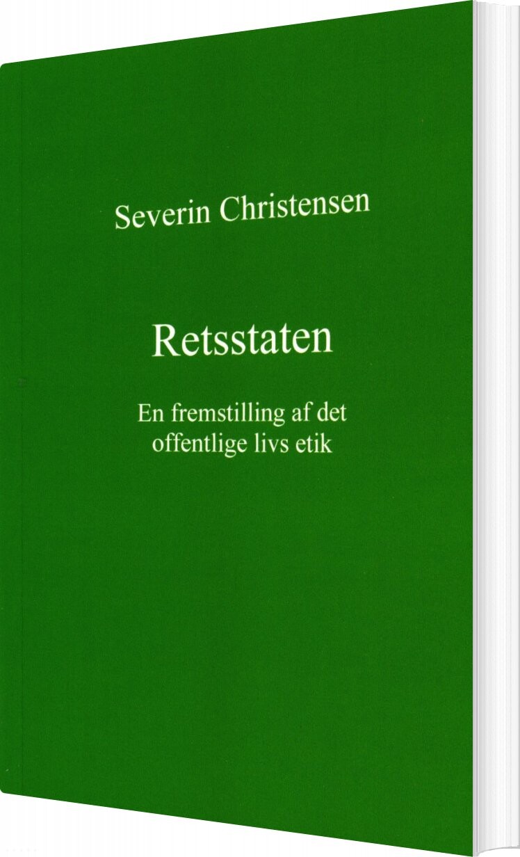 Retsstaten   Severin Christensen   Bog
