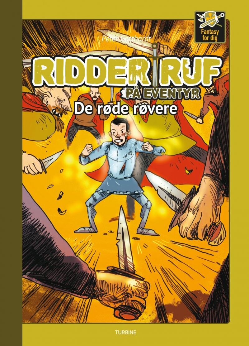 Ridder Ruf På Eventyr   De Røde Røvere   Peter Gotthardt   Bog