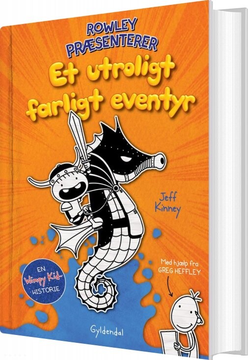 Rowley Præsenterer Et Utroligt Farligt Eventyr Jeff Kinney Bog