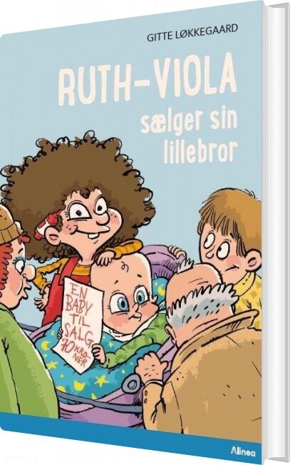 Ruth Viola Sælger Sin Lillebror   Blå Læseklub   Gitte Løkkegaard   Bog