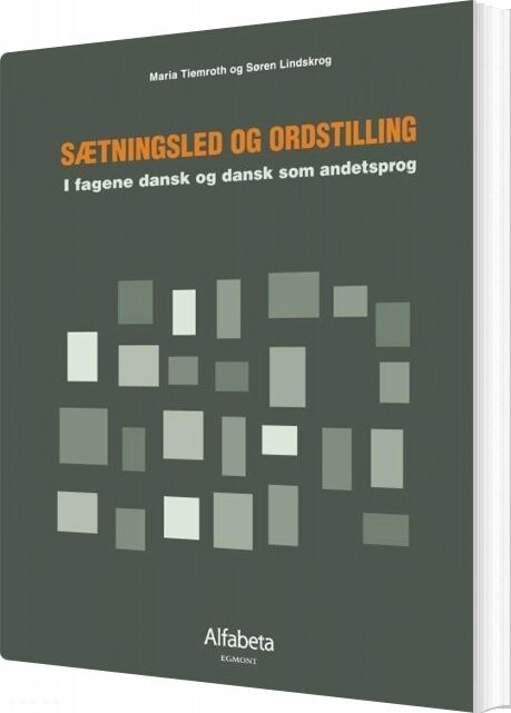 Sætningsled Og Ordstilling Søren Cardel Lindskrog Bog