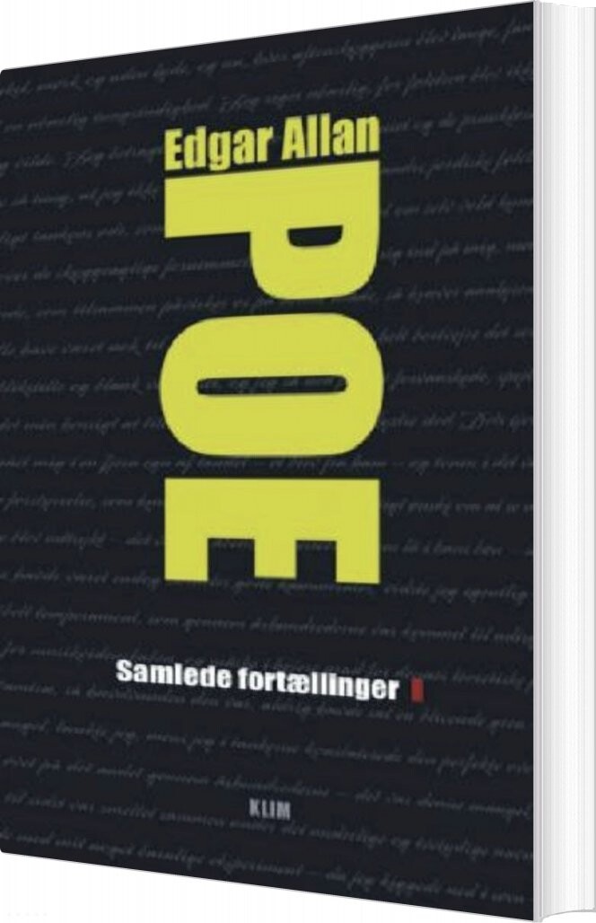 Samlede Fortællinger I   Edgar Allan Poe   Bog
