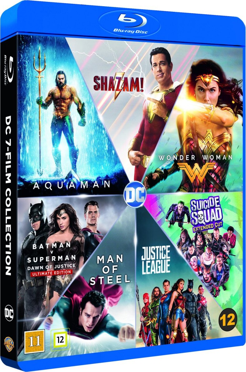 Shazam Aquaman Justice Leauge Wonder Woman Suicide Squad Dc Comics Blu Ray