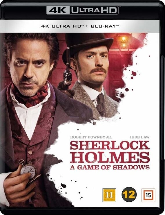 Sherlock Holmes 2 Skyggespillet Sherlock Holmes 2 A Game Of Shadows 4k Blu Ray