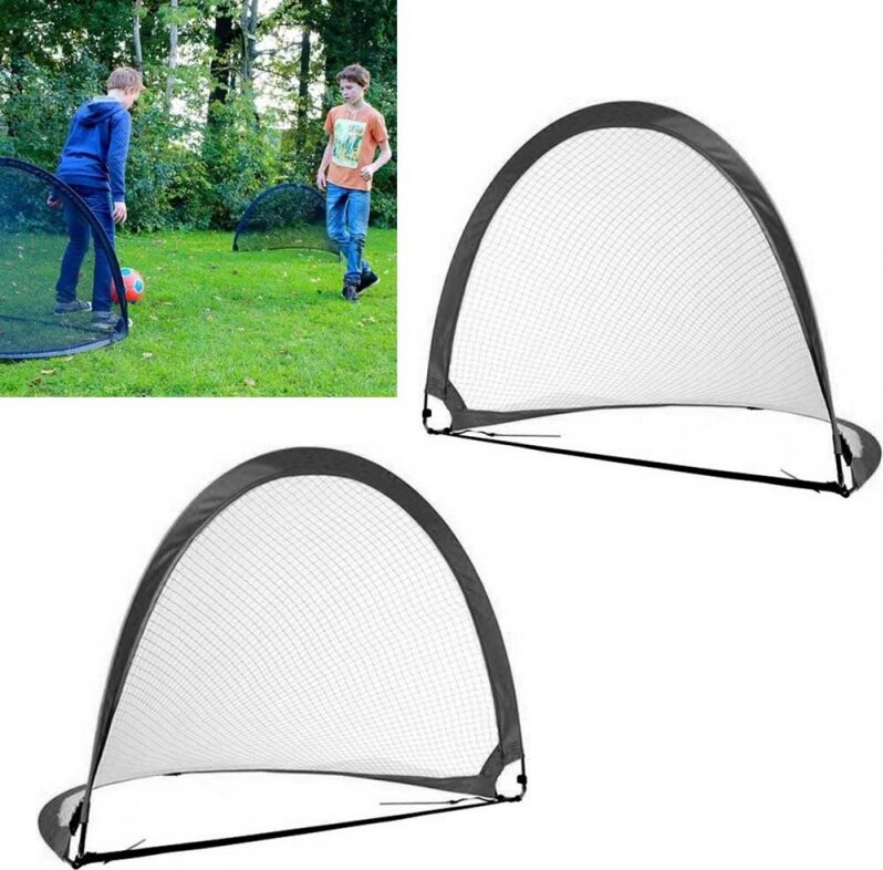 Små Fodboldmål Til Haven Foldbare 60x40x40 Cm 2 Stk