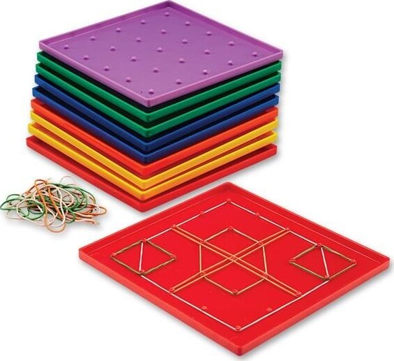 Sømbræt Til Børn   5x5 Cm   10 Stk