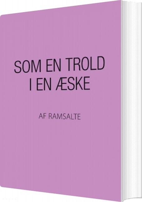 Som En Trold I En æske   Ramsalte   Bog