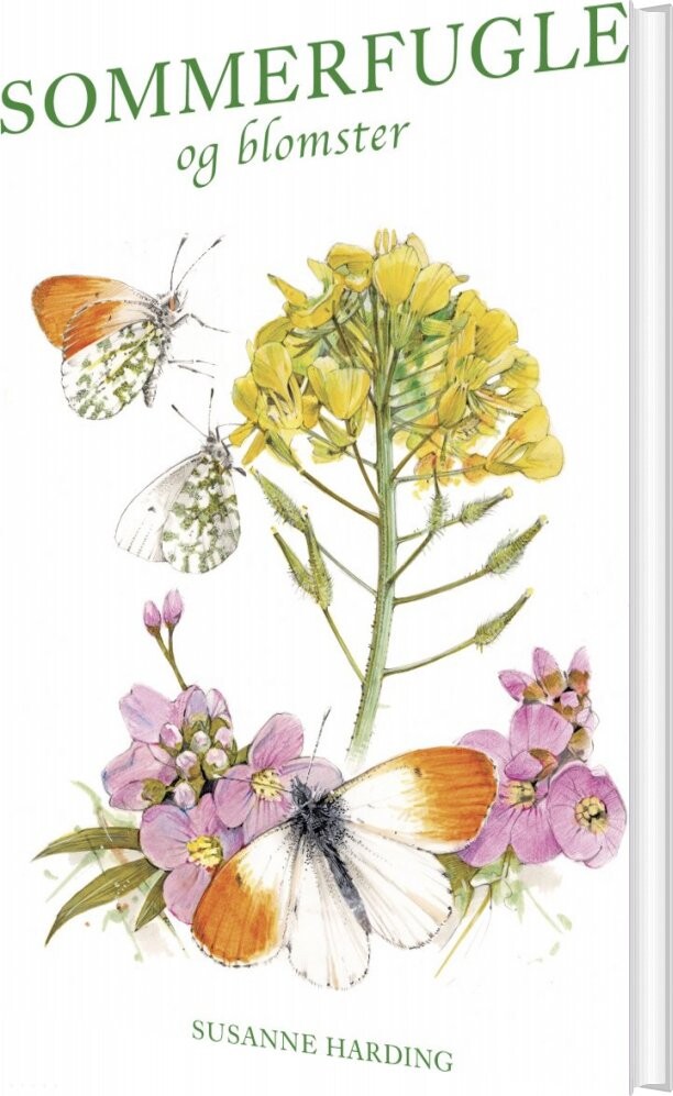 Sommerfugle Og Blomster   Susanne Harding   Bog
