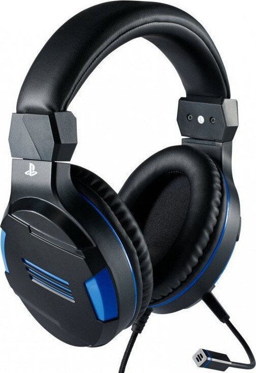 Sony Playstation 4 Gaming Headset V3 Til Pc Ps4 Mac Mobilenheder   Sort Blå