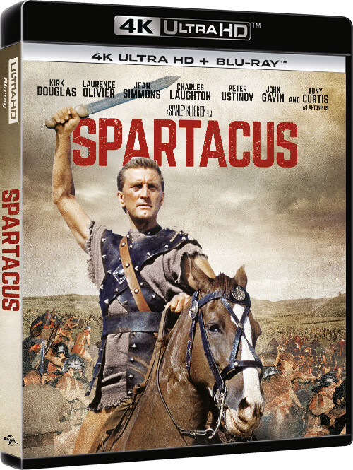 Spartacus Kirk Douglas 1960 4k Blu Ray