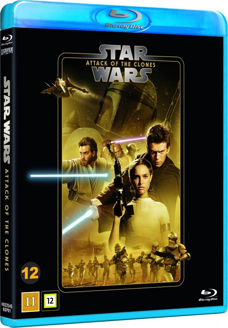Star Wars: Attack Of The Clones Klonernes Angreb Episode 2 2020 Udgave Blu Ray