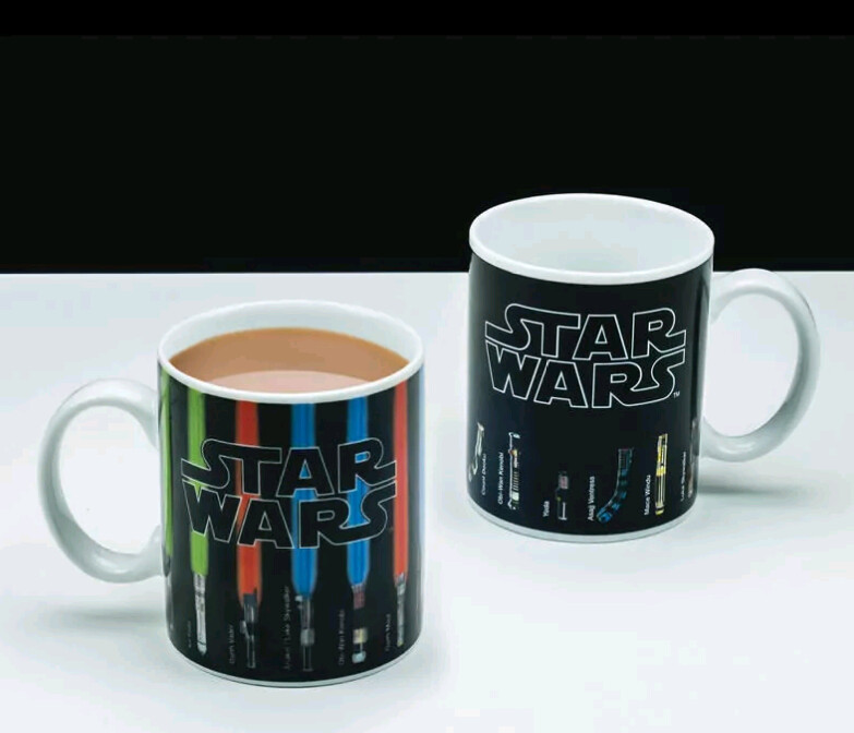 Star Wars Krus Lyssværd Varmeskiftende