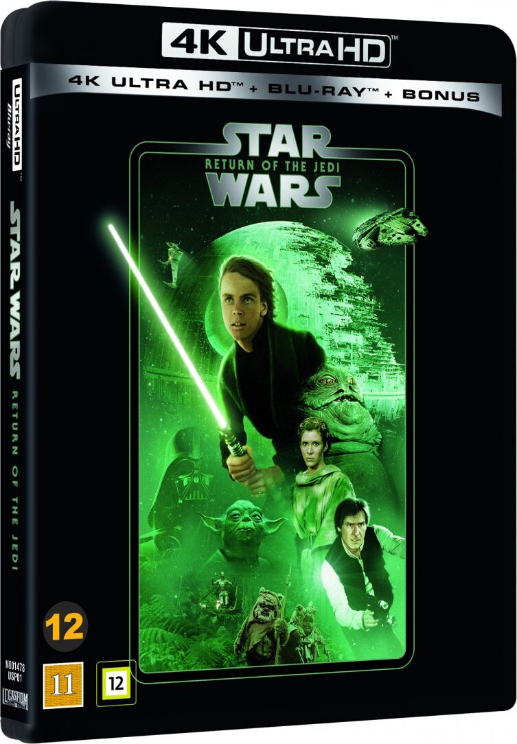 Star Wars: Return Of The Jedi Jediridderen Vender Tilbage Episode 6 2020 Udgave 4k Blu Ray