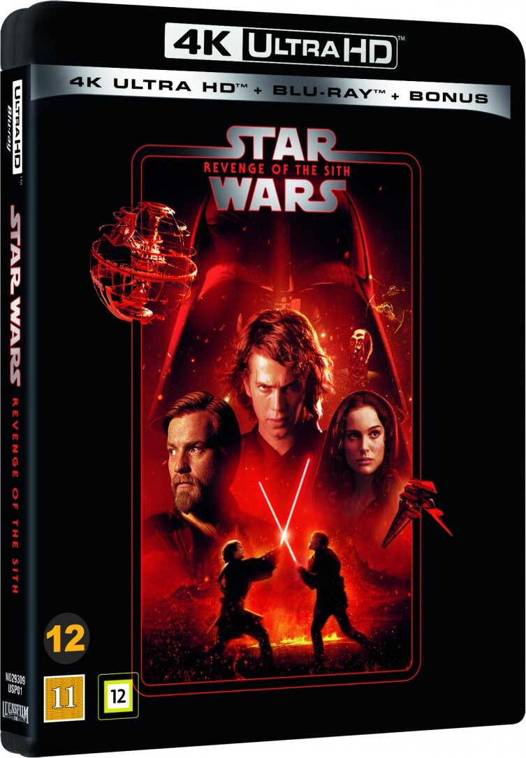 Star Wars: Revenge Of The Sith Sith Fyrsternes Hævn Episode 3 2020 Udgave 4k Blu Ray